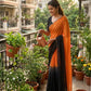 Ombre Cutdana Chiffon Saree