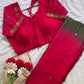 Ombre Cutdana Chiffon Saree
