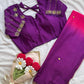 Ombre Cutdana Chiffon Saree