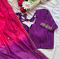 Ombre Cutdana Chiffon Saree