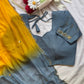 Ombre Cutdana Chiffon Saree