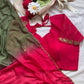 Ombre Cutdana Chiffon Saree