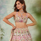 Ivory Floral Zari Sequin Lehenga
