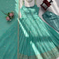 Sea Green Sequin Anarkali Set