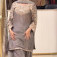 Grey Moti Embroidered Farshi Set
