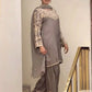 Grey Moti Embroidered Farshi Set