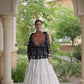 Bandhni Gamthi Peplum Lehenga Set