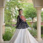 Bandhni Gamthi Peplum Lehenga Set