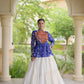 Bandhni Gamthi Peplum Lehenga Set