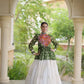 Bandhni Gamthi Peplum Lehenga Set