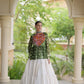 Bandhni Gamthi Peplum Lehenga Set