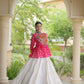 Bandhni Gamthi Peplum Lehenga Set