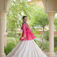Bandhni Gamthi Peplum Lehenga Set