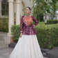 Bandhni Gamthi Peplum Lehenga Set