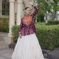 Bandhni Gamthi Peplum Lehenga Set