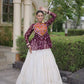 Bandhni Gamthi Peplum Lehenga Set