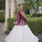 Bandhni Gamthi Peplum Lehenga Set