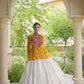 Bandhni Gamthi Peplum Lehenga Set