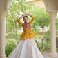 Bandhni Gamthi Peplum Lehenga Set