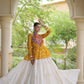 Bandhni Gamthi Peplum Lehenga Set