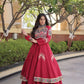 Gamthi Mirror Work Lehenga Set
