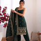 Emerald Sequin Thread Kurta Set