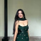 Emerald Sequin Thread Kurta Set
