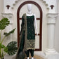 Emerald Sequin Thread Kurta Set