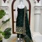 Emerald Sequin Thread Kurta Set