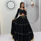 Jet Black Gota Chaniya Choli Set