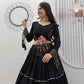 Jet Black Gota Chaniya Choli Set