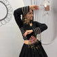 Jet Black Gota Chaniya Choli Set