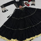Jet Black Gota Chaniya Choli Set