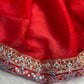 Crimson Zari Sequin Saree