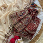 Peacock Embroidered Silk Saree