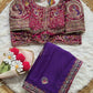 Peacock Embroidered Silk Saree