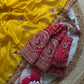 Peacock Embroidered Silk Saree