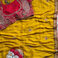 Peacock Embroidered Silk Saree