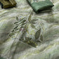Tussar Linen Leaf Print Saree