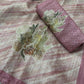 Tussar Linen Leaf Print Saree