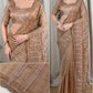 Turkish Leaf Embroidery Saree