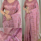 Turkish Leaf Embroidery Saree