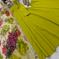 Sequin Print Chanderi Anarkali Gown