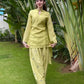 Lime Zari Sequin Farshi Suit