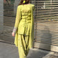 Lime Zari Sequin Farshi Suit