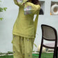 Lime Zari Sequin Farshi Suit