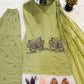 Lime Zari Sequin Farshi Suit