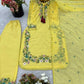 Designer Faux Georgette Embroidered Palazzo Set