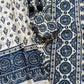 Ajrakh Print Mirror Work Saree