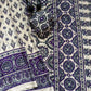 Ajrakh Print Mirror Work Saree